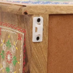 Ailey Handcrafted Boho Mango Wood 3 Drawer Nightstand Natural - Christopher Knight Home -Featured Furniture Stores GUEST 48e2c173 2250 4977 89a8 59a07e607dd9