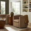 Vernon Upholstered Barrel Swivel Chair Light Brown Velvet - Threshold™ Designed With Studio McGee 2 Vernon Upholstered Barrel Swivel Chair Light Brown Velvet - Threshold™ Designed With Studio McGee -Featured Furniture Stores GUEST 49ad11ce 22be 4758 9076 a63435d35d59