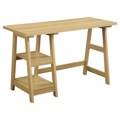 Designs2Go Trestle Desk With Shelves - Breighton Home 12 Designs2Go Trestle Desk With Shelves - Breighton Home - Image 10