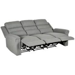 HOMCOM Recliner Sofa Couch With Easy Pull Handles And Adjustable Footrest, 3 Seater Sofa Modern Couch, Gray 9 HOMCOM Recliner Sofa Couch With Easy Pull Handles And Adjustable Footrest, 3 Seater Sofa Modern Couch, Gray -Featured Furniture Stores GUEST 4e524981 c02c 4ca4 b112 cfc002a69fca