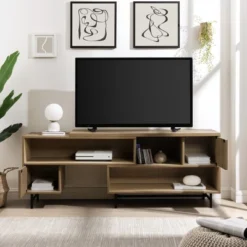 Modern Reeded Door Extendable TV Stand For TVs Up To 50" - Saracina Home 20 Modern Reeded Door Extendable TV Stand For TVs Up To 50" - Saracina Home -Featured Furniture Stores GUEST 4ec78b70 4c65 40cb ac6e 350b0e995cb0