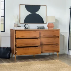 Mid-Century Modern Contoured 6 Drawer Dresser - Saracina Home 27 Mid-Century Modern Contoured 6 Drawer Dresser - Saracina Home -Featured Furniture Stores GUEST 4f9f1d1c 1d30 433d abee ec047232182c