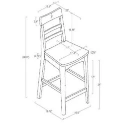 2pk Wood Ladder Back Counter Stool - Hearth & Hand™ With Magnolia 16 2pk Wood Ladder Back Counter Stool - Hearth & Hand™ With Magnolia -Featured Furniture Stores GUEST 501b822c a2fd 461d aa13 130aba448f95