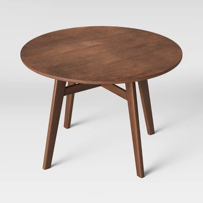 44" Maston Dining Table Round Hazelnut - Threshold™ 4 44" Maston Dining Table Round Hazelnut - Threshold™ - Image 2