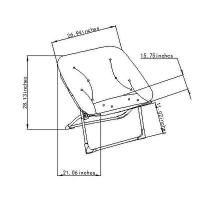 Folding Dish Kids’ Chair - Pillowfort™ 6 Folding Dish Kids’ Chair - Pillowfort™ - Image 4