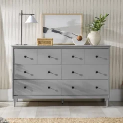 Stiva Classic Mid-Century Modern Horizontal 6 Drawer Dresser - Saracina Home 24 Stiva Classic Mid-Century Modern Horizontal 6 Drawer Dresser - Saracina Home -Featured Furniture Stores GUEST 55a1bf06 cdad 4041 80a8 dbce1286add0