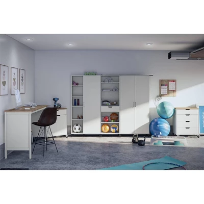 36" Vario 2 Door Wide Storage Cabinet White - Room & Joy 12 36" Vario 2 Door Wide Storage Cabinet White - Room & Joy - Image 10