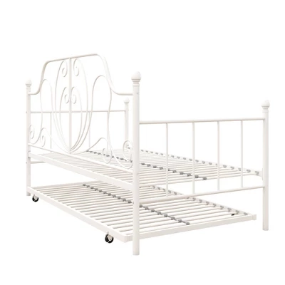 Twin Leila Metal Daybed And Trundle White - Room & Joy 10 Twin Leila Metal Daybed And Trundle White - Room & Joy - Image 8