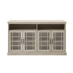 Transitional 4 Door Windowpane TV Stand For TVs Up To 65" - Saracina Home 25 Transitional 4 Door Windowpane TV Stand For TVs Up To 65" - Saracina Home -Featured Furniture Stores GUEST 5d64fa4a 7170 414b abad cc72d8ce7fd1