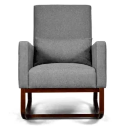 Tangkula 2-in-1 Upholstered Rocking Chair With Wood Leg & Pillow Relax Sofa Chair Light Grey/Beige/Dark Gray 24 Tangkula 2-in-1 Upholstered Rocking Chair With Wood Leg & Pillow Relax Sofa Chair Light Grey/Beige/Dark Gray -Featured Furniture Stores GUEST 5f5218cd e5cc 4a7a 8198 e10601212c46
