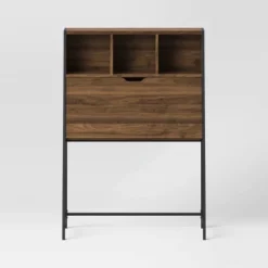 Loring Wood Secretary Desk With Hutch And Charging Station Walnut - Threshold™ 8 Loring Wood Secretary Desk With Hutch And Charging Station Walnut - Threshold™ -Featured Furniture Stores GUEST 62d4cf32 84f8 42f6 b3b4 7c1809243969