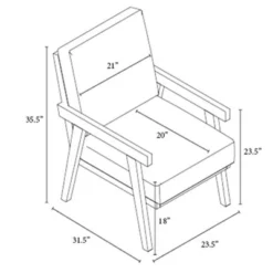 Grantsville Wood Frame Accent Chair With Grid Back - Threshold™ Designed With Studio McGee -Featured Furniture Stores GUEST 63af688c c6d7 4926 8635 a7774e315ee8