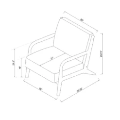 Esters Wood Armchair - Threshold™ 20 Esters Wood Armchair - Threshold™ -Featured Furniture Stores GUEST 671b808a 0f51 4b1b 8bb1 34be7d271a3c
