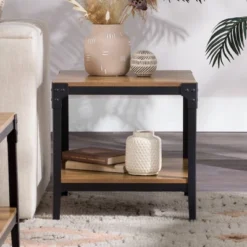 Set Of 2 Benny Urban Industrial Angle Iron Side Tables - Saracina Home 25 Set Of 2 Benny Urban Industrial Angle Iron Side Tables - Saracina Home -Featured Furniture Stores GUEST 6787a235 c482 4325 8c73 2cb21fa3a98b