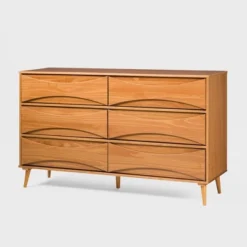 Mid-Century Modern Contoured 6 Drawer Dresser - Saracina Home 31 Mid-Century Modern Contoured 6 Drawer Dresser - Saracina Home -Featured Furniture Stores GUEST 6812f9ff 3293 4562 9a04 8866ad65d497