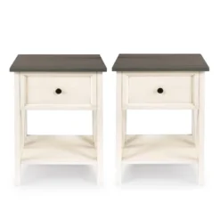 Set Of 2 Farmhouse Single Drawer V Frame Nightstands - Saracina Home 26 Set Of 2 Farmhouse Single Drawer V Frame Nightstands - Saracina Home -Featured Furniture Stores GUEST 69c1cb7f c5f8 45c8 a09a c17d10dc02f9
