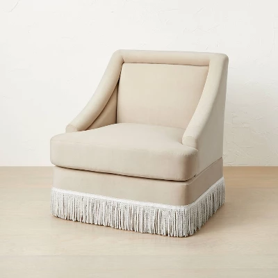 Alberhill Velvet Accent Chair With Fringe - Opalhouse™ Designed With Jungalow™ 9 Alberhill Velvet Accent Chair With Fringe - Opalhouse™ Designed With Jungalow™ - Image 7