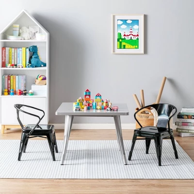 Set Of 2 Harper & Hudson Kids' Metal Activity Chairs - ACEssentials 10 Set Of 2 Harper & Hudson Kids' Metal Activity Chairs - ACEssentials - Image 8