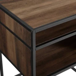 Modern Wood And Metal Side Table With Open Storage - Saracina Home 12 Modern Wood And Metal Side Table With Open Storage - Saracina Home -Featured Furniture Stores GUEST 6d692c65 a25d 418b aabb 396c7cfe6a2d