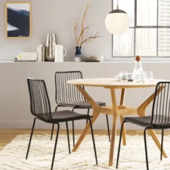 Set Of 2 Sodra Rounded Seat Wire Dining Chair Black - Threshold™ 17 Set Of 2 Sodra Rounded Seat Wire Dining Chair Black - Threshold™ -Featured Furniture Stores GUEST 6f05db17 a1e7 4f0e aa70 cf0fd57b7d88