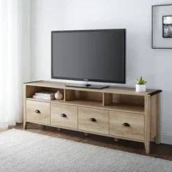 4 Drawer Farmhouse TV Stand For TVs Up To 80" - Saracina Home 17 4 Drawer Farmhouse TV Stand For TVs Up To 80" - Saracina Home -Featured Furniture Stores GUEST 6f5c7dff 6bbf 4107 babe a066d6f32195