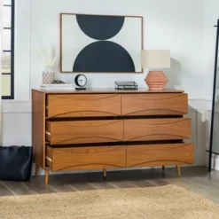 Mid-Century Modern Contoured 6 Drawer Dresser - Saracina Home 26 Mid-Century Modern Contoured 6 Drawer Dresser - Saracina Home -Featured Furniture Stores GUEST 6fead62f 7409 4ab1 a4ea 29860158a949