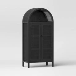 Woven Arched Wood Cabinet - Threshold™ 18 Woven Arched Wood Cabinet - Threshold™ -Featured Furniture Stores GUEST 71d7b8e7 0b8a 4c88 af3c ece9ad48100b