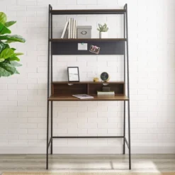 36" Writing Desk With Open Storage Ladder Bookshelf - Saracina Home 16 36" Writing Desk With Open Storage Ladder Bookshelf - Saracina Home -Featured Furniture Stores GUEST 746187fb a638 4f3a ae20 f3b4f74d4176