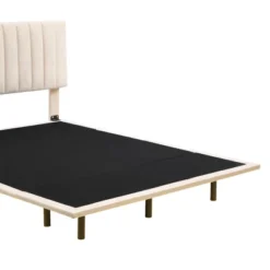 Queen Size Upholstered Floating Velvet Platform Bed With Sensor Light And Headboard-ModernLuxe 20 Queen Size Upholstered Floating Velvet Platform Bed With Sensor Light And Headboard-ModernLuxe -Featured Furniture Stores GUEST 75f18426 76a4 4916 a9fe 68af0a540d22
