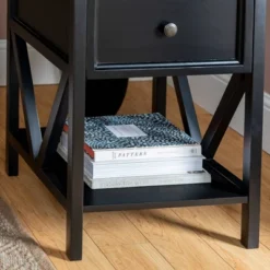 Set Of 2 Farmhouse Single Drawer V Frame Nightstands - Saracina Home 22 Set Of 2 Farmhouse Single Drawer V Frame Nightstands - Saracina Home -Featured Furniture Stores GUEST 7687c127 6673 4260 bfa9 5a4f32541fed