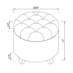 Tufted Round Storage Ottoman - Threshold 17 Tufted Round Storage Ottoman - Threshold -Featured Furniture Stores GUEST 77709614 17c9 4d77 a778 ff7c6a2478bf