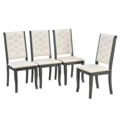 6 PCS Retro Dining Set With Unique-designed Table And Upholstered Chair-ModernLuxe 20 6 PCS Retro Dining Set With Unique-designed Table And Upholstered Chair-ModernLuxe -Featured Furniture Stores GUEST 78a4aa99 c2e8 4e31 be9f 1d3d57e22a8b