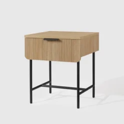 Modern Reeded 1 Drawer Side Table - Saracina Home 16 Modern Reeded 1 Drawer Side Table - Saracina Home -Featured Furniture Stores GUEST 78d03fb1 5d5d 49fe b94e 5288da9b8868