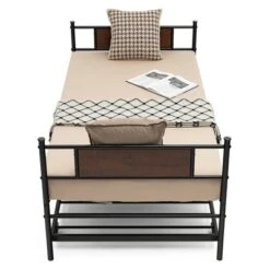 Costway Twin 2-In-1 Daybed Frame With Trundle Bed Set Steel Platform Sofa Bed Black 17 Costway Twin 2-In-1 Daybed Frame With Trundle Bed Set Steel Platform Sofa Bed Black -Featured Furniture Stores GUEST 797f642a 894a 4557 8029 1d7110a81a6f