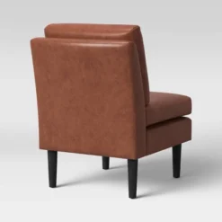 Gelbin Faux Leather Slipper Chair With Wood Legs - Threshold™ 8 Gelbin Faux Leather Slipper Chair With Wood Legs - Threshold™ -Featured Furniture Stores GUEST 79c6f7f3 f809 4654 bfbb 3f8fdad22532