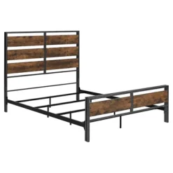 Queen Urban Chic Metal And Wood Plank Bed Brown - Saracina Home 10 Queen Urban Chic Metal And Wood Plank Bed Brown - Saracina Home -Featured Furniture Stores GUEST 7b9f57df 9bbb 4437 beeb 62776027c599