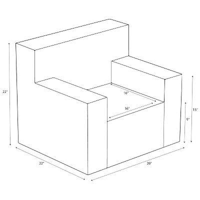 Modern Kids’ Chair - Pillowfort™ 7 Modern Kids’ Chair - Pillowfort™ - Image 5