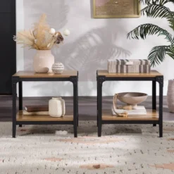 Set Of 2 Benny Urban Industrial Angle Iron Side Tables - Saracina Home 27 Set Of 2 Benny Urban Industrial Angle Iron Side Tables - Saracina Home -Featured Furniture Stores GUEST 805a5e76 b2c9 47bf ac9c 7696f3043384