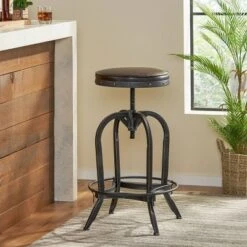 27.5" Gunner Swivel Barstool - Christopher Knight Home 13 27.5" Gunner Swivel Barstool - Christopher Knight Home -Featured Furniture Stores GUEST 82ff8e9d 8141 4228 b7af 6e363725ff97