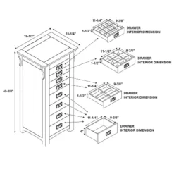 Delia Jewelry Armoire Brown - Powell Company 31 Delia Jewelry Armoire Brown - Powell Company -Featured Furniture Stores GUEST 83671e5f f20a 4898 93ee 3b153b1c74be