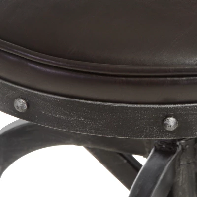 27.5" Gunner Swivel Barstool - Christopher Knight Home 5 27.5" Gunner Swivel Barstool - Christopher Knight Home - Image 3