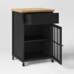 Windham Wood Top Kitchen Cart - Black - Threshold™ 11 Windham Wood Top Kitchen Cart - Black - Threshold™ -Featured Furniture Stores GUEST 878385af 56a7 49da a35d 94bbf58b7190
