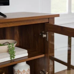 Tasi Transitional Farmhouse Glass Window Pane Door With Electric Fireplace TV Stand For TVs Up To 80" - Saracina Home 24 Tasi Transitional Farmhouse Glass Window Pane Door With Electric Fireplace TV Stand For TVs Up To 80" - Saracina Home -Featured Furniture Stores GUEST 8c7abe5e 7b84 483d 8b6c e693527293a4