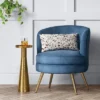 Beadle Accent Chair With Brass Leg Velvet Blue - Project 62™ 2 Beadle Accent Chair With Brass Leg Velvet Blue - Project 62™ -Featured Furniture Stores GUEST 8ccbf5b0 9e09 4135 98bb 0abf3c1d375e