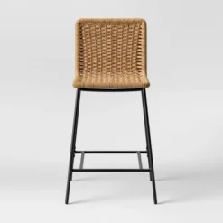 Wasson Woven Metal Leg Counter Height Barstool Tan - Threshold™ 7 Wasson Woven Metal Leg Counter Height Barstool Tan - Threshold™ -Featured Furniture Stores GUEST 8f2738da 9870 4f47 a58d b96f6ad7fa69
