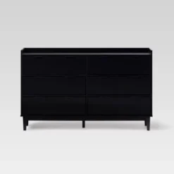 Mid-Century Modern Solid Wood 6 Drawer Double Dresser - Saracina Home -Featured Furniture Stores GUEST 90151679 33ac 41ca 9018 ea6b115ba554