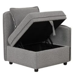 122.8" Minimalist Convertible Modular Sofa, Upholstered Sectional Sofa Couch With 5 Pillows-ModernLuxe 26 122.8" Minimalist Convertible Modular Sofa, Upholstered Sectional Sofa Couch With 5 Pillows-ModernLuxe -Featured Furniture Stores GUEST 91e3b404 7796 44c2 a384 ec2063b2ed7a