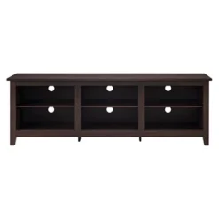 Transitional 6 Cubby Wood Open Storage Wood TV Stand For TVs Up To 80"- Saracina Home 26 Transitional 6 Cubby Wood Open Storage Wood TV Stand For TVs Up To 80"- Saracina Home -Featured Furniture Stores GUEST 92fe5691 6d10 45aa a903 60b396346c9f