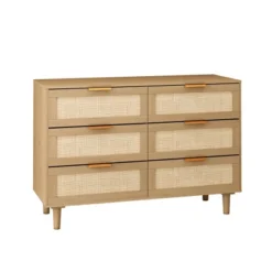 43.31" 6-Drawer Rattan Dresser For Living Room And Bedroom - ModernLuxe 14 43.31" 6-Drawer Rattan Dresser For Living Room And Bedroom - ModernLuxe -Featured Furniture Stores GUEST 938af7fc 3b13 4c05 8770 7e2c44b32b1c