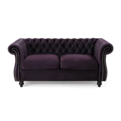 Somerville Traditional Chesterfield Loveseat - Christopher Knight Home -Featured Furniture Stores GUEST 93c9c78c 2b63 4867 ae1d 01e01e52906b